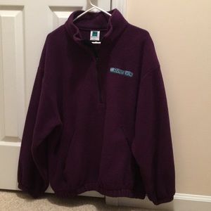 Fleece field hockey quarter zip jacket